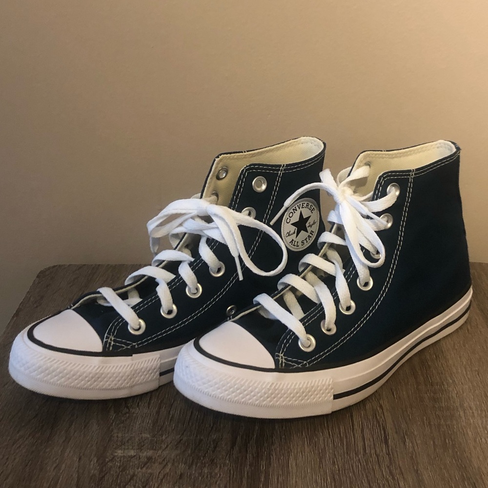Converse Midnight Turquoise High Top Shoes Size 6